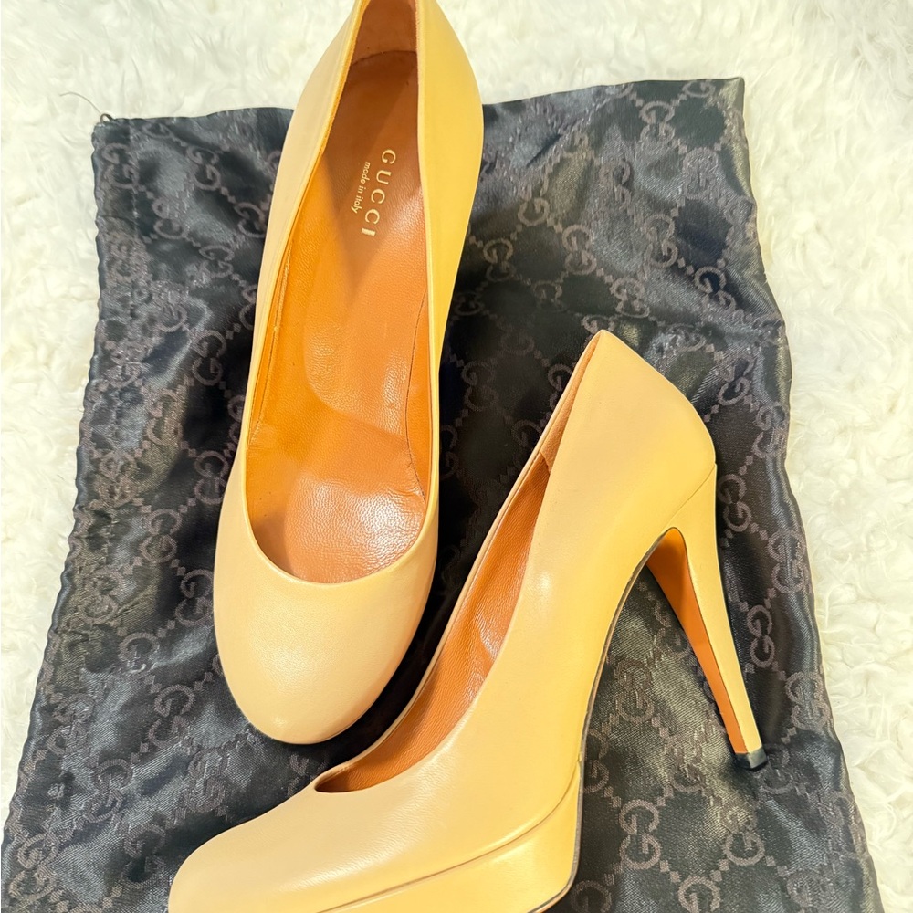 Gucci Women's Cream High Heels